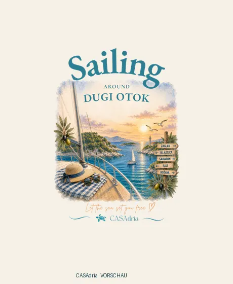 Sailing around Dugi Otok – Designvorschau